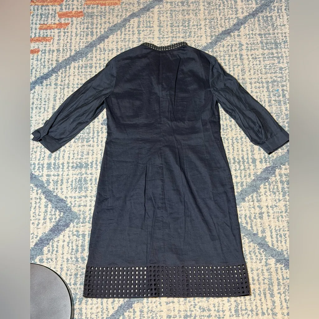 Elie Tahari Austin Dress – Size 6 – Navy Blue – NWT – $348 MSRP - Image 2