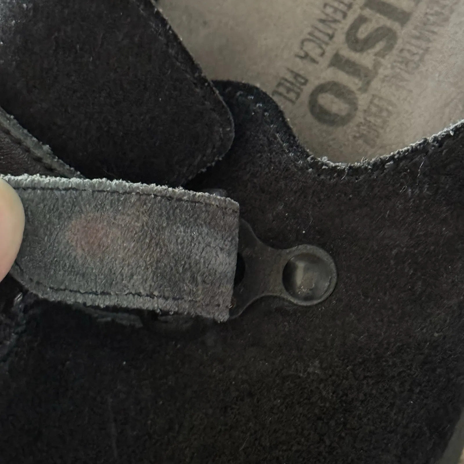 Mephisto Black Suede Leather Clog Mule Sandals Women’s EU 39 (Fits Like 7.5) - Image 9