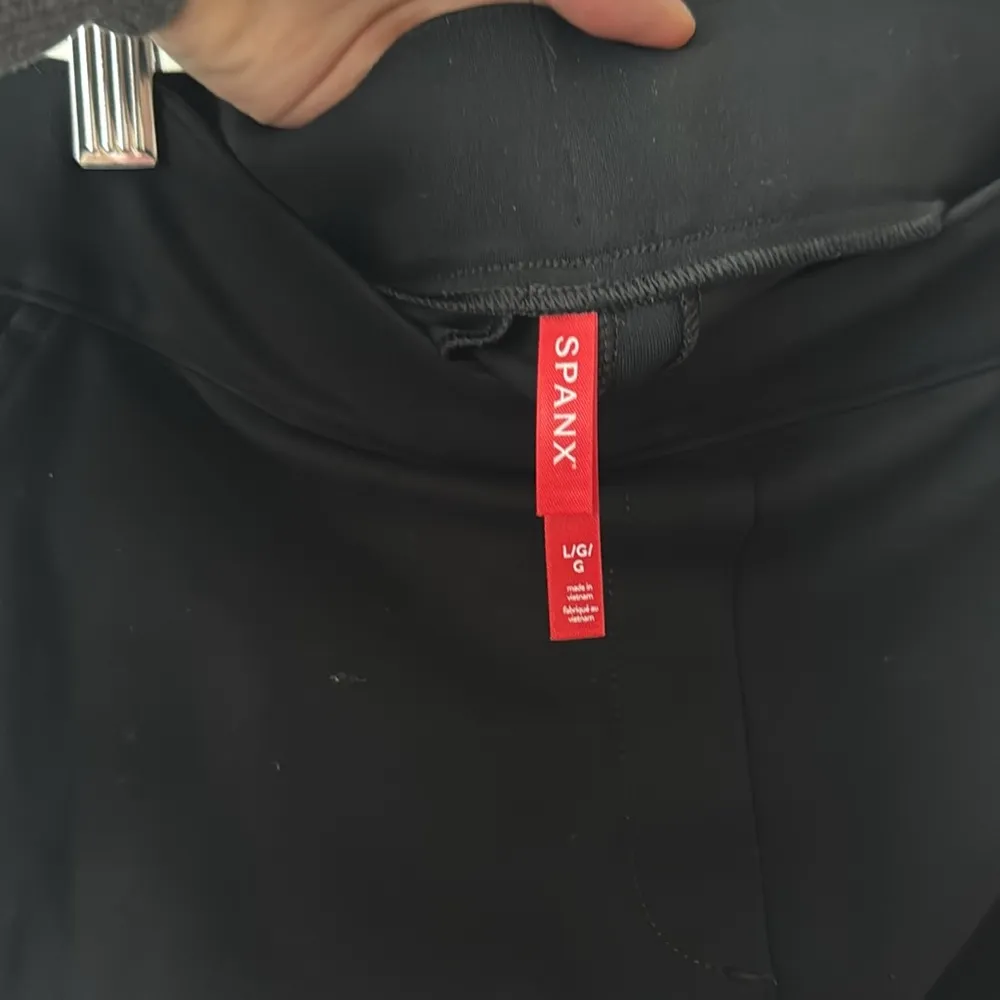 SPANX Black Boot Cut Flare Pants - Image 5