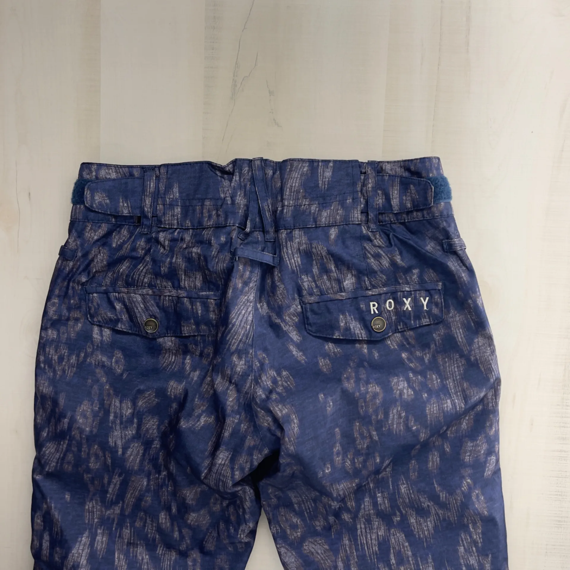 ROXY bright edition printed slim fit ikat waterproof pants snowboarding ski XS - Image 11