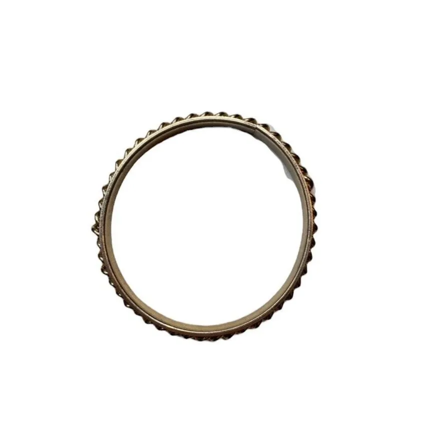 Gold Tone Braided Bangle Bracelet In good condition. - Image 4