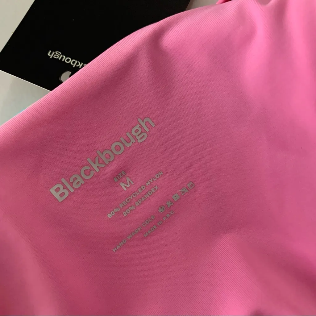 Blackbough Medium NEW Swim Thong Tie Bikini Bottom Floral Colorful Pink - Image 4