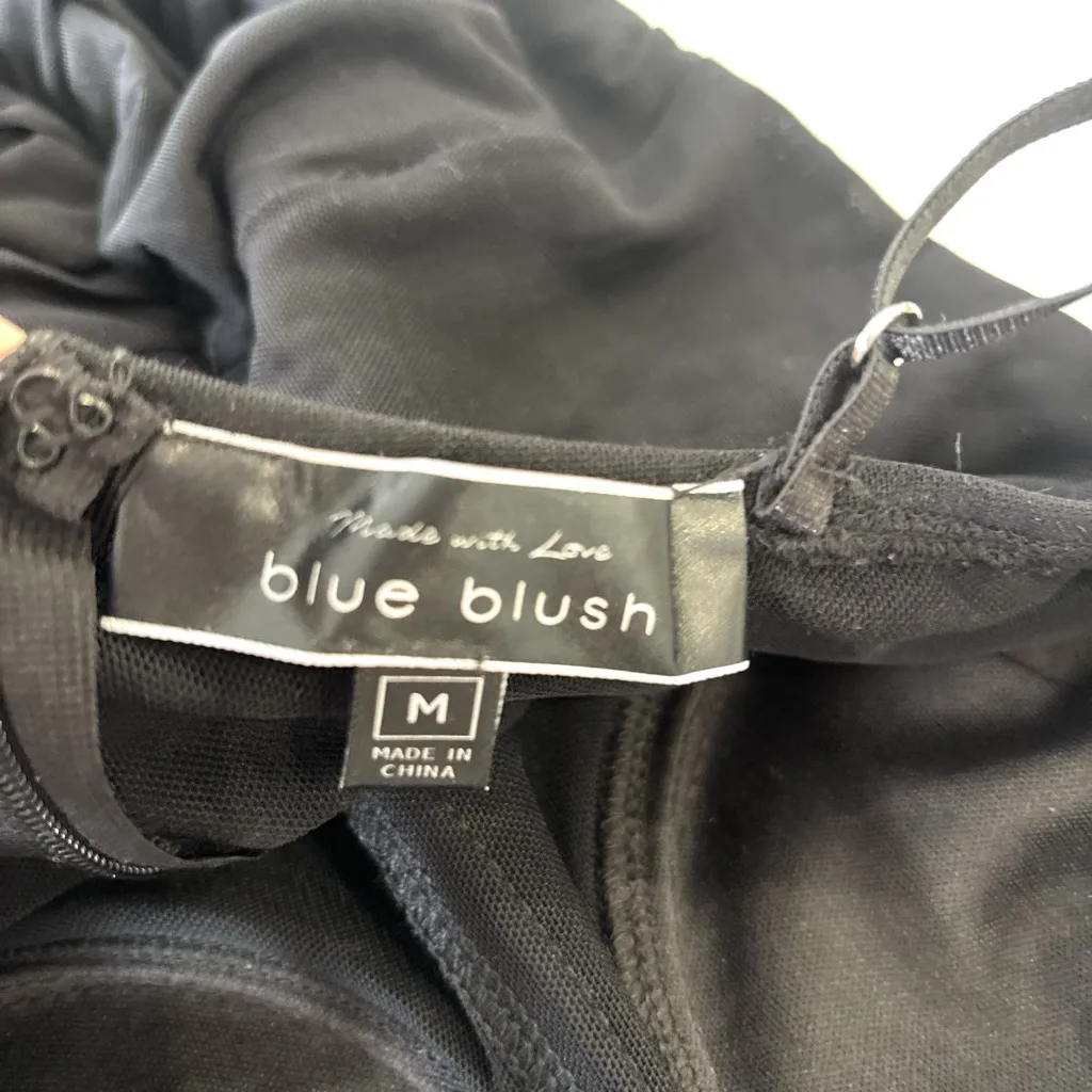 Black Corset Top Rouched Mini Dress - Image 4