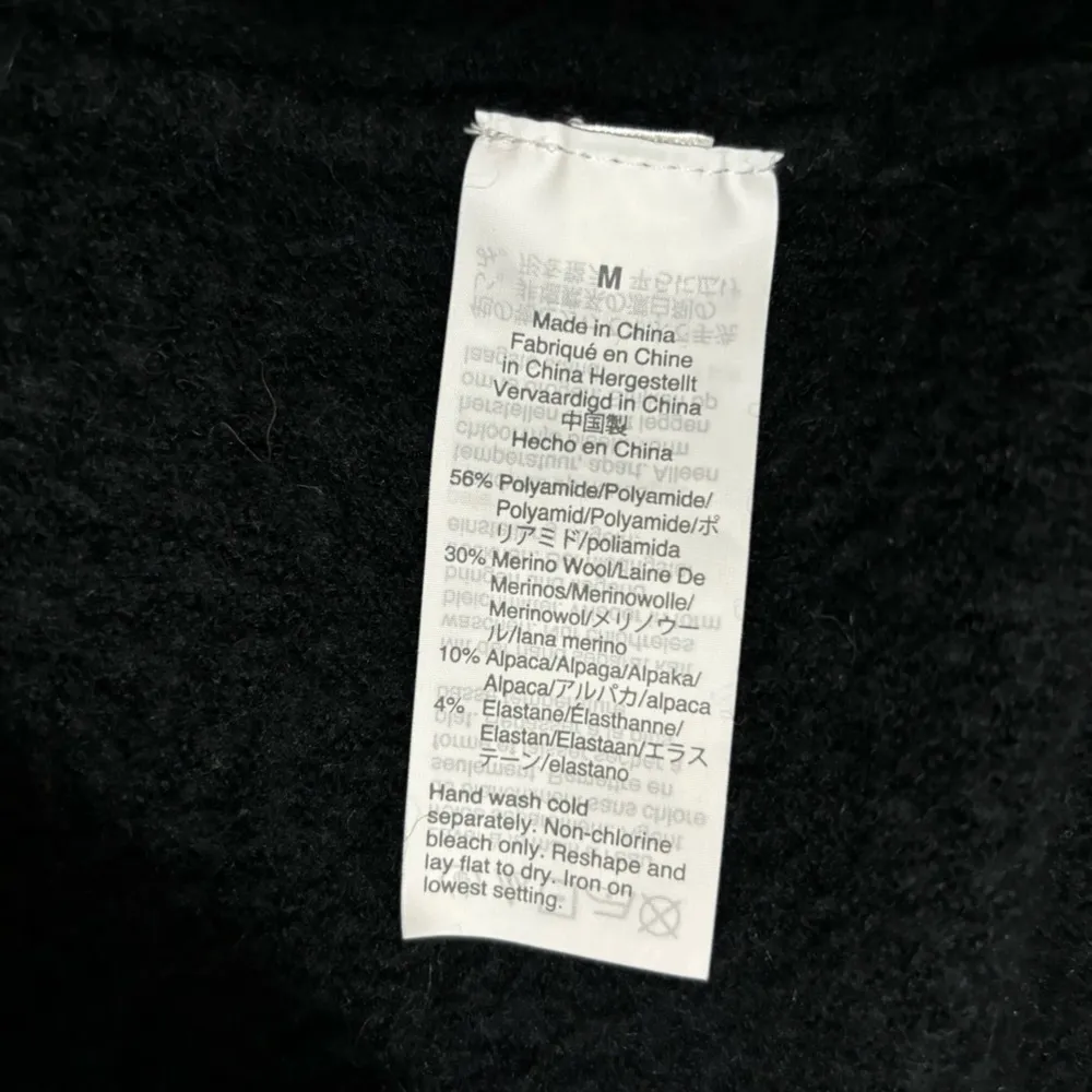 Madewell Cozy Walker Merino Wool Blend Open Front Long Cardigan M - Image 6