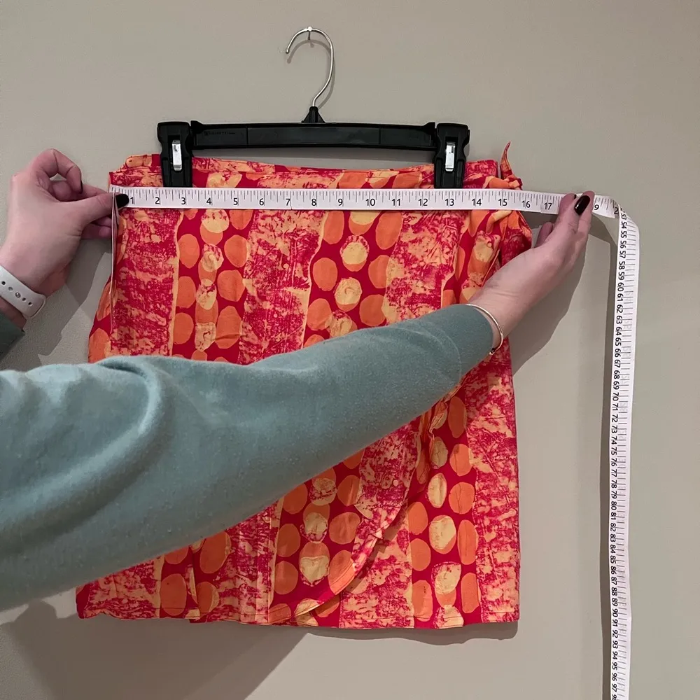 Samson Pink and Orange Patterned Wrap Skirt NWT Size undefined - Image 2