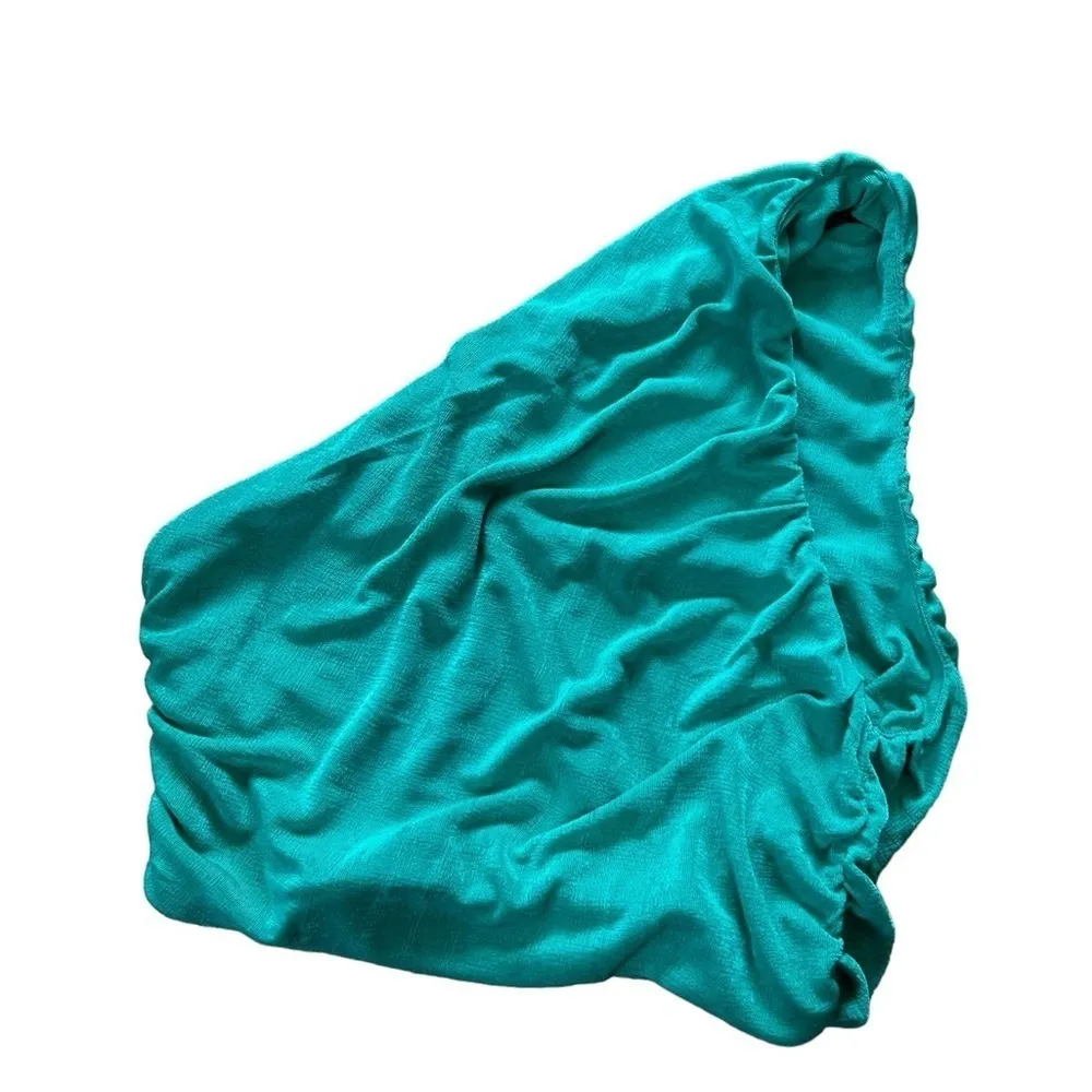 Sollinarry Green One Shoulder Cropped Shirt Large - Image 5