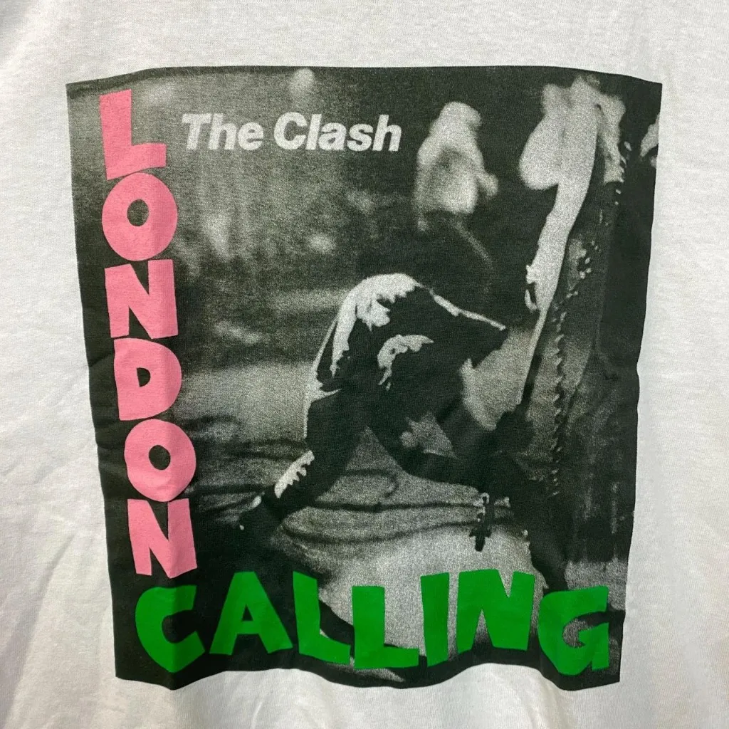The Clash London Calling Album Cover Post Punk Band Tee large - Image 2