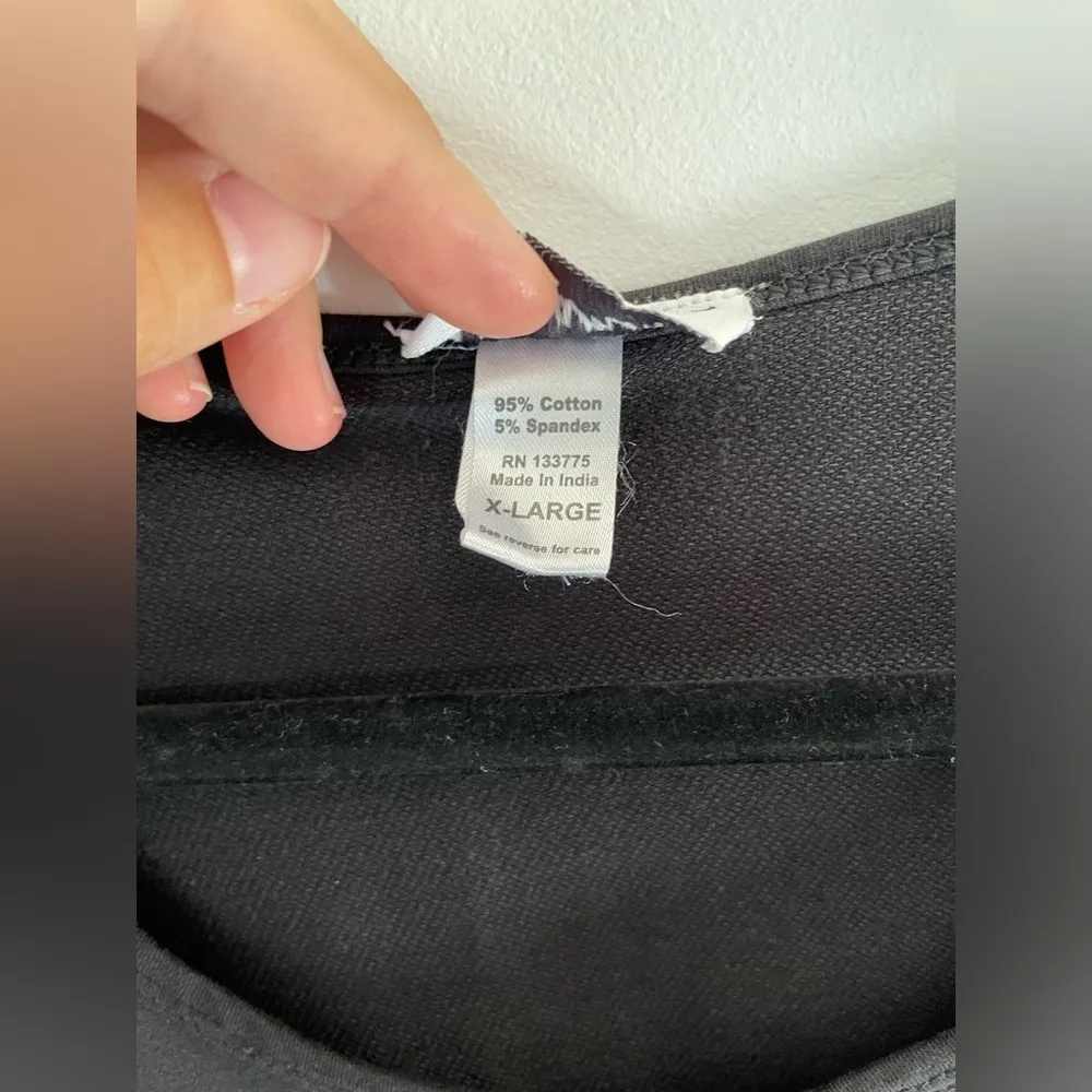 Oh! mamma black maternity tee shirt size XL - Image 3