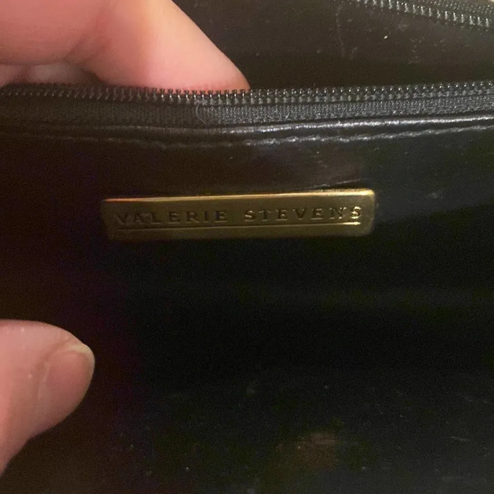 Vintage Valerie Stevens Faux Leather Crossbody Bag Textured 1970’s Multi-color - Image 7