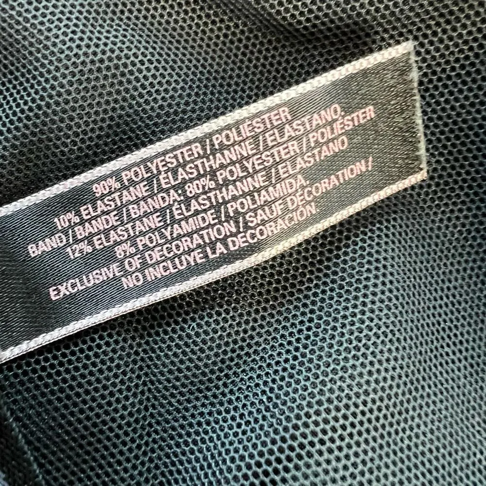 Victoria's Secret Women's Small Black Velour Bralette Front Closure Bra - Image 3