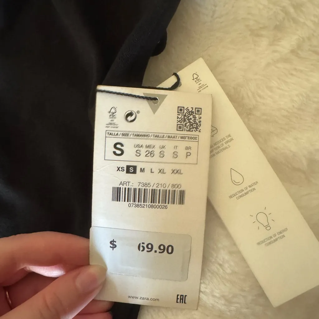 Zara strapless dress - Image 6