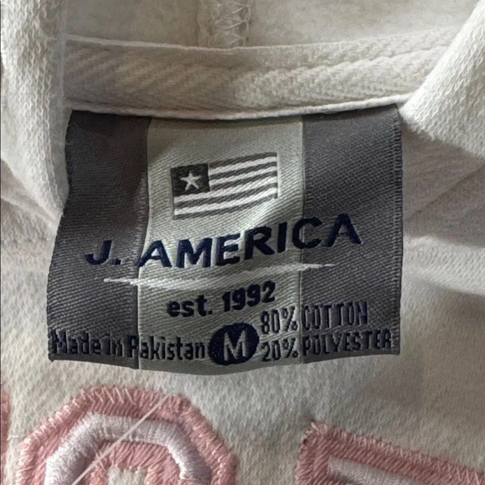 Women’s White Embroidered ‘Rutgers’ Hoodie Size M NEW - Image 10