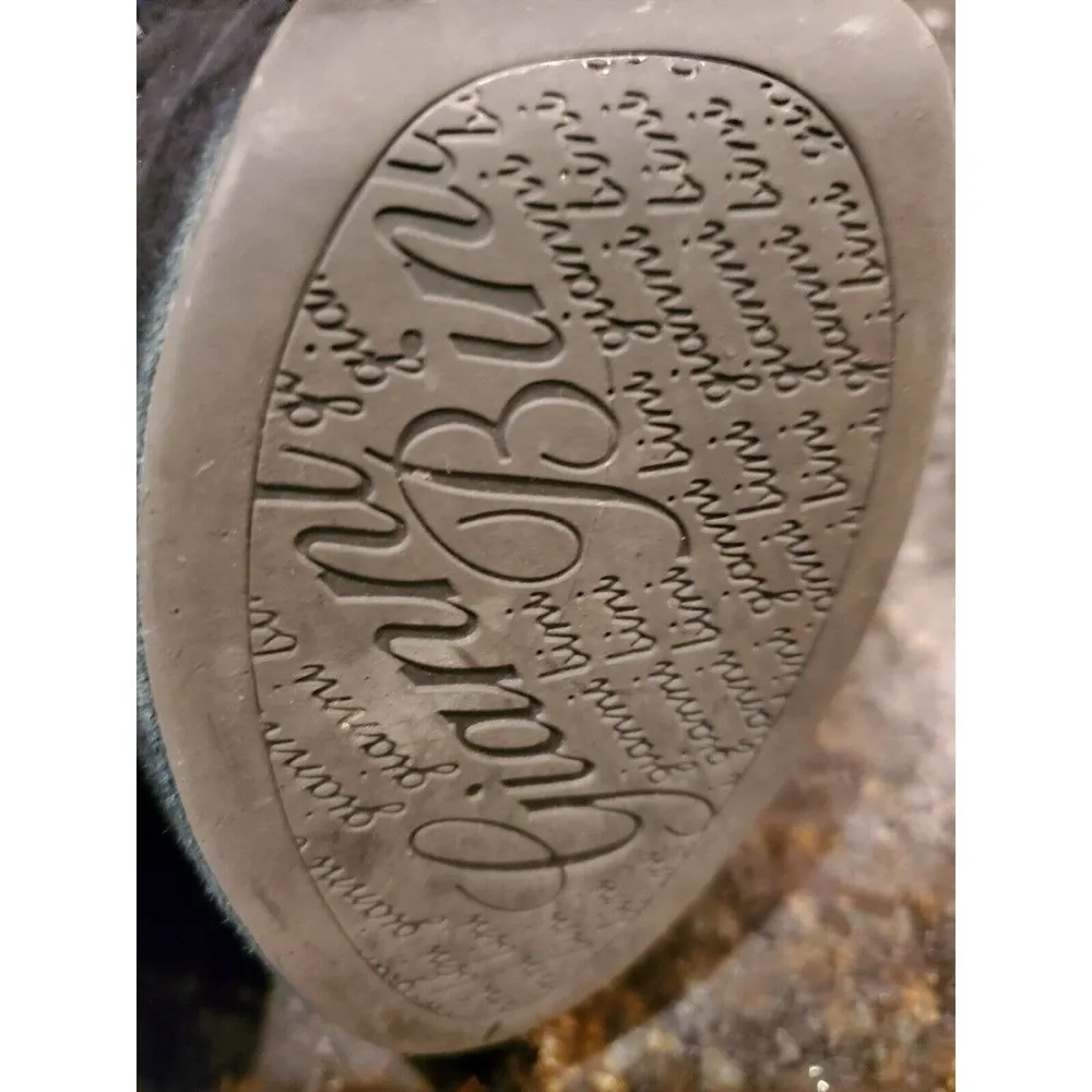 Gianni Bini Black Suede High Heel Booties Sz 7.5M - Image 7