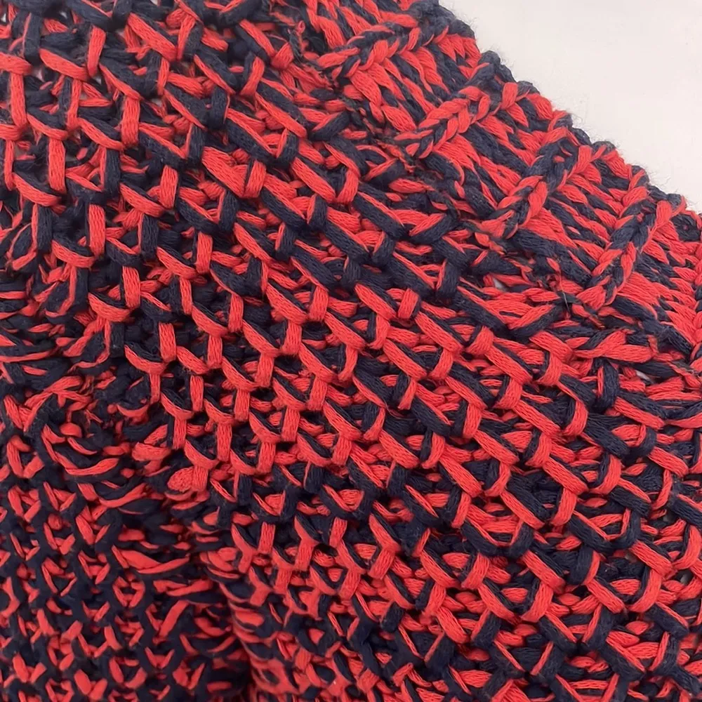 J.O.A. Red Cotton Street Heat Chunky Sweater - Image 3