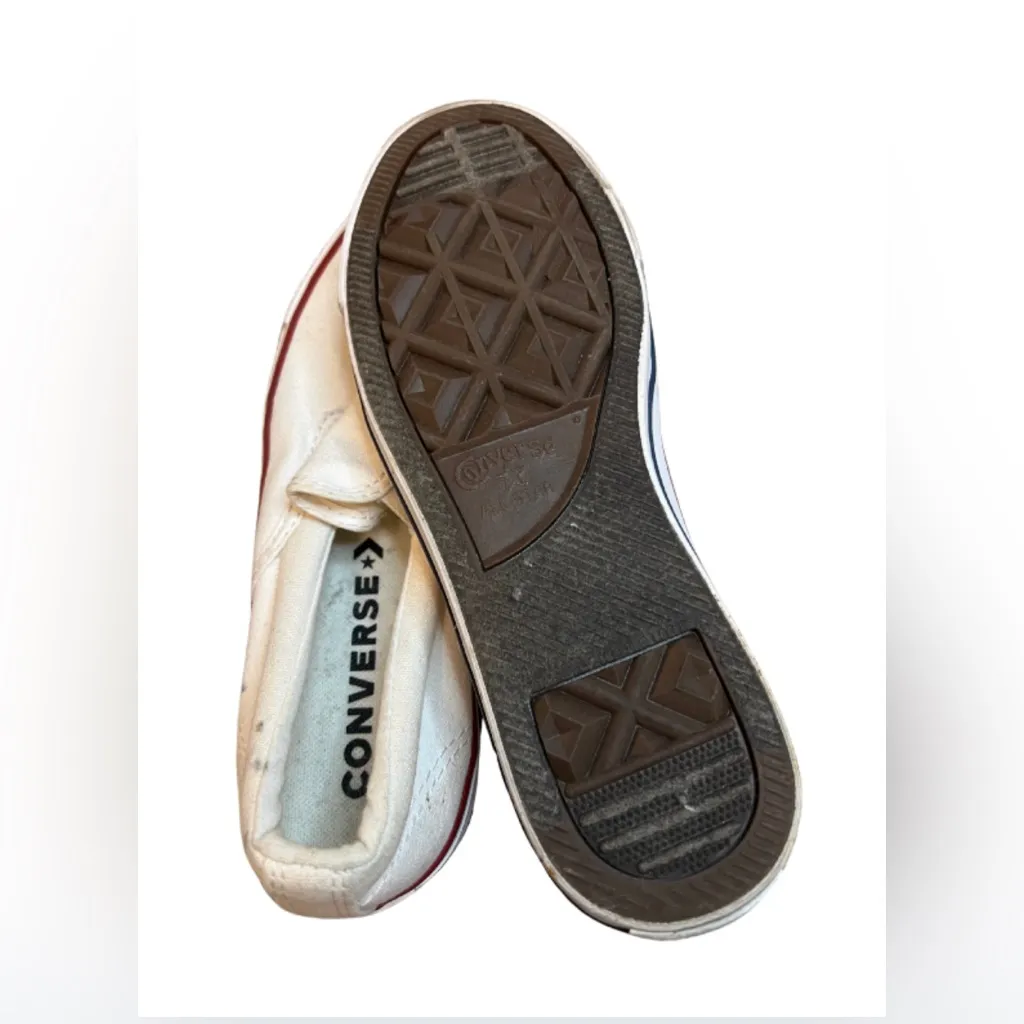 Converse Chuck Taylor All Star Double Gore Slip On Sneaker Shoes White Size 6.5 - Image 5