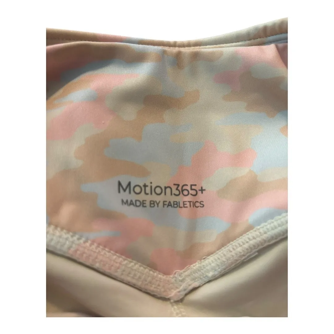 Fabletics Yellow Camo Leggings Size XS Motion365+ - Image 3