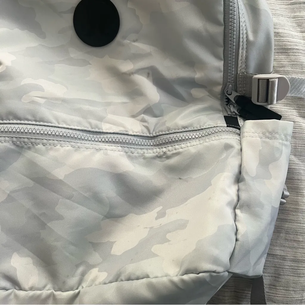 Lululemon  white camo backpack - Image 2