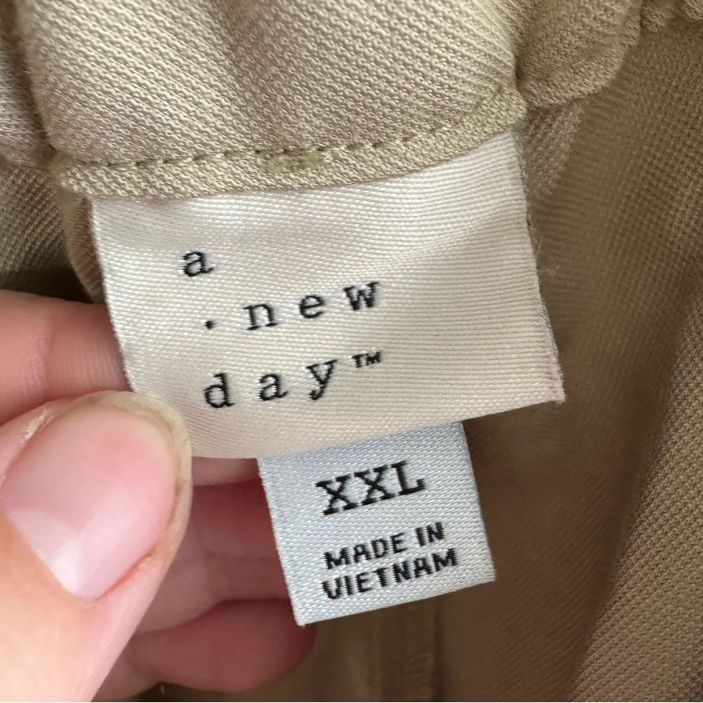 A New Day super high rise tapered ankle paper bag pants size XXL - Image 5