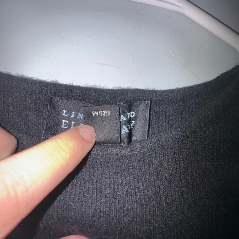 Linda Allard Ellen Tracy‎ black top sleeveless size X - Image 4