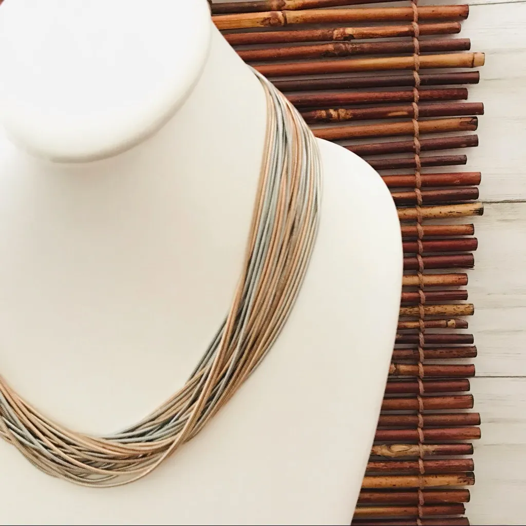 White House Black Market Multi Strand Necklace - Image 2