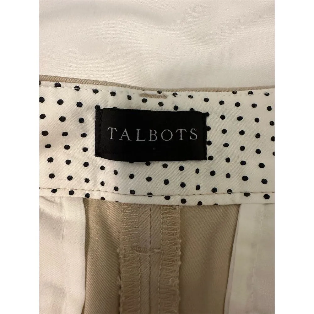 Talbots Women's Chino Shorts Size 6 Beige Casual Summer 10.5" Inseam - Image 5
