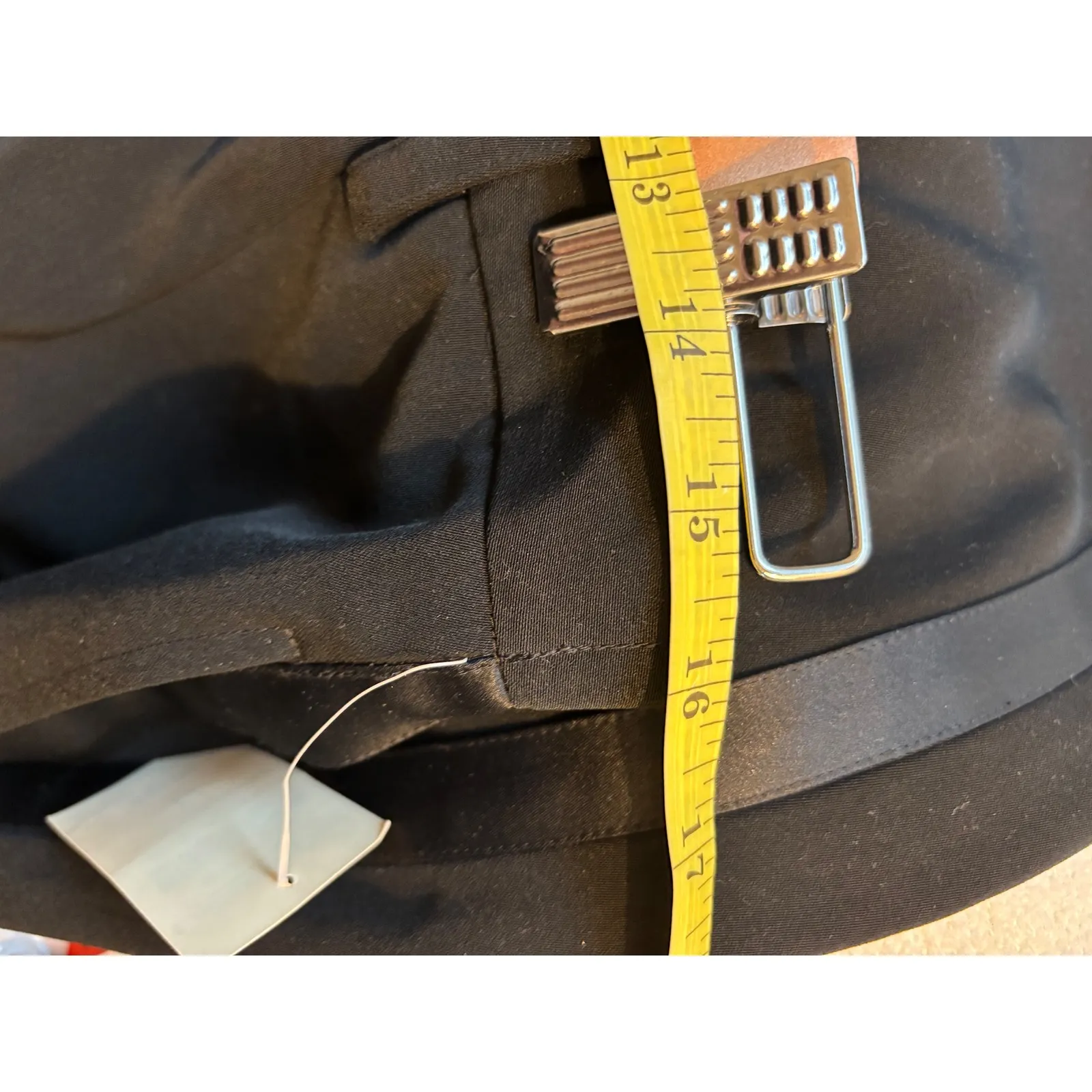 Coldwater Creek NWT Black Tuxedo Pants – Size 14 – Satin Side StripE MSRP $79 - Image 5