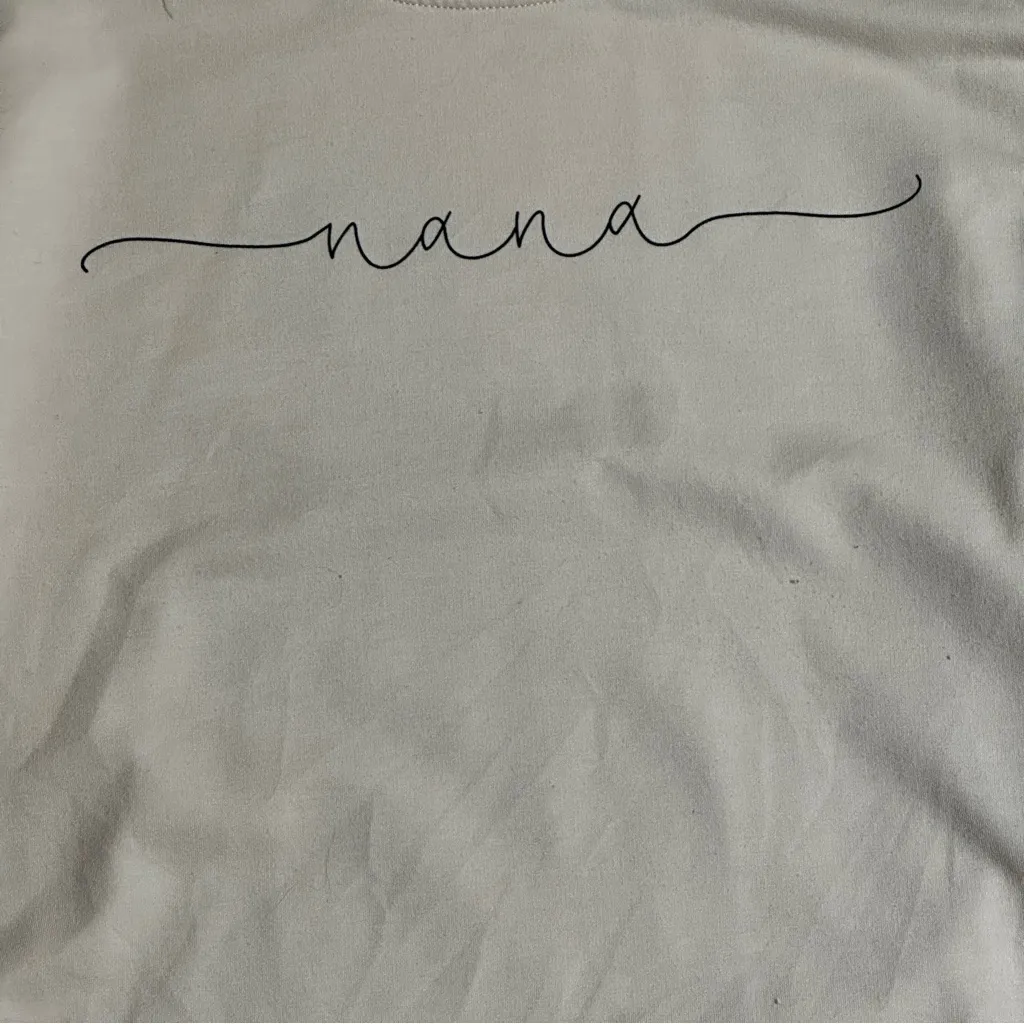 NANA Lightweight Light Beige Sweatshirt‎ Size Medium Tan - Image 5