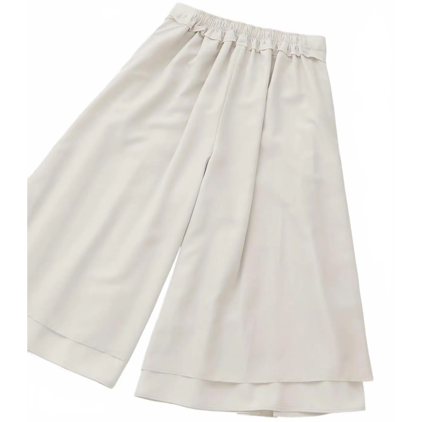 Uniqlo GU Draped Culottes NWT Natural Large - Image 7