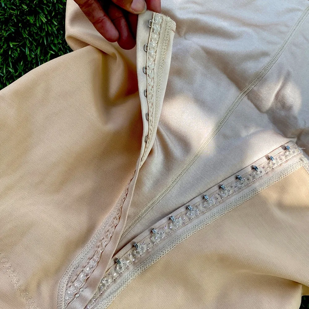 HIGH BACK WIDE STRAP SHAPEWEAR Tan Size L - Image 9