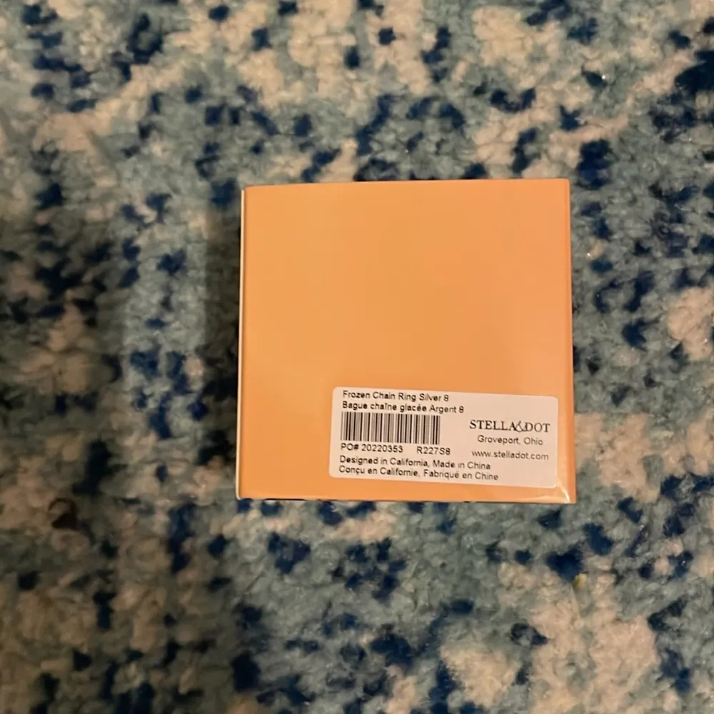 NWT Silver Frozen Chain Ring Size 8 by Stella & Dot, Classic Everyday Ring 💍 - Image 4