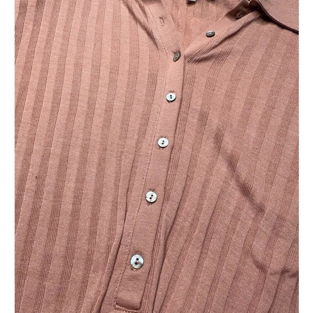 Vince : Neutral Ribbed Bodysuit - Image 4