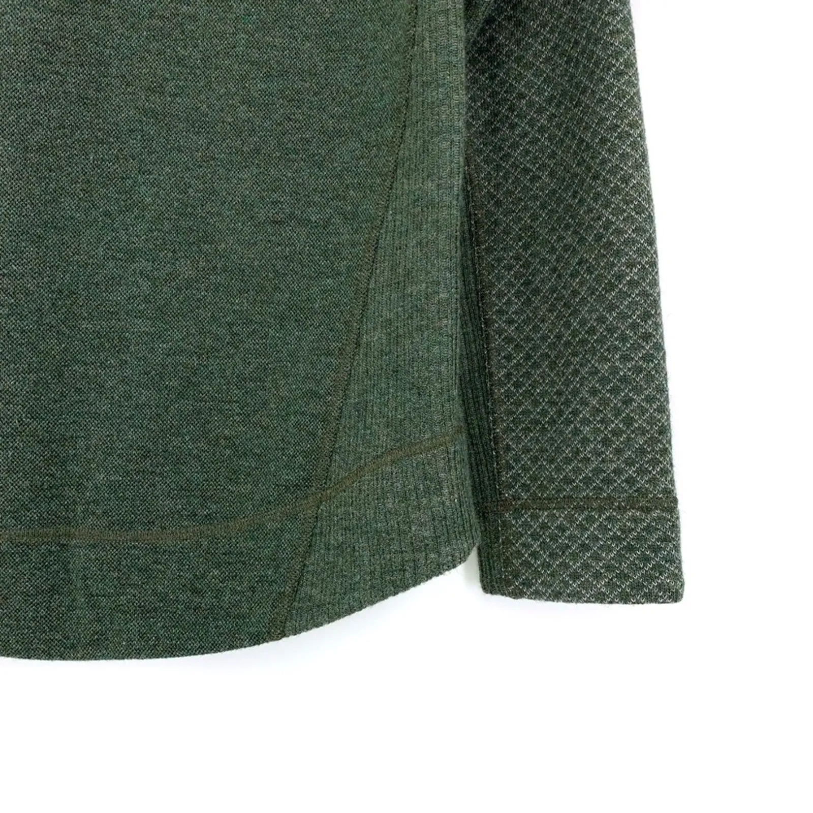 PRANA Brandie Wool Sweater Forest Green XS - Image 8