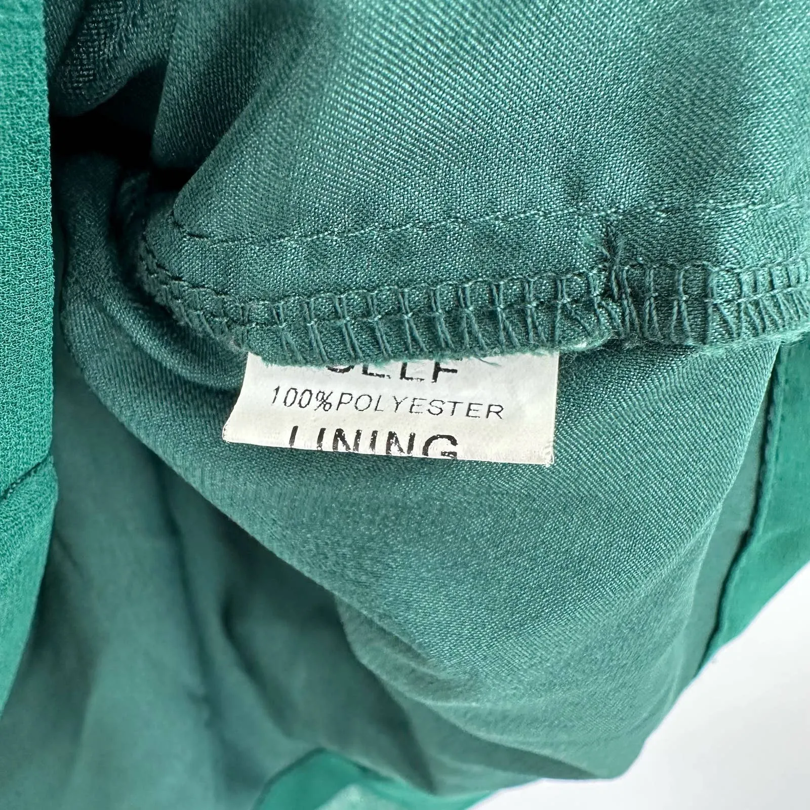 Minuet  size small strapless emerald green‎ dress hidden side zip - Image 8