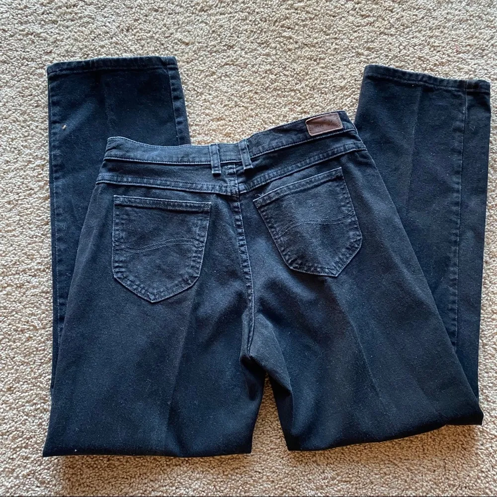 Lee Black Wide-Leg Jeans - Image 3