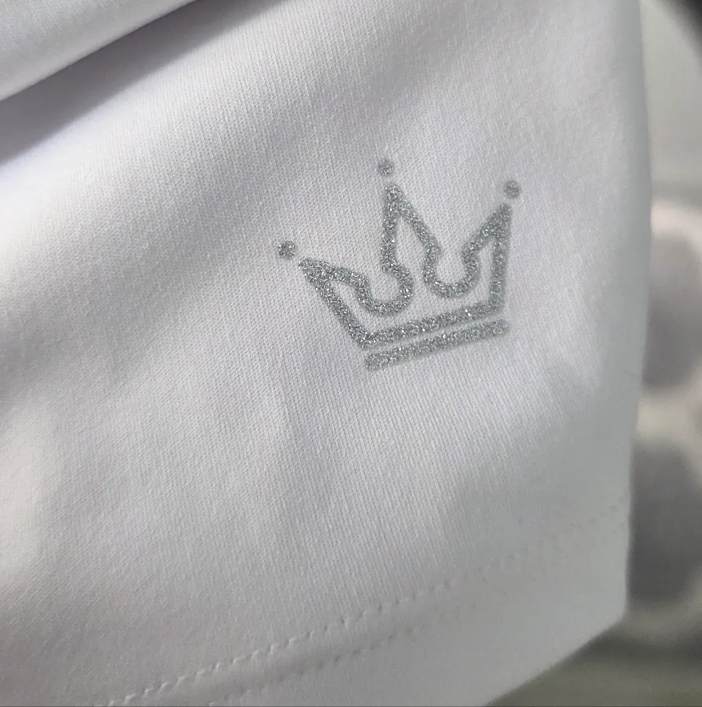 NWT Crowned Athletics White Essentials Crop Tank Top XL - Image 4