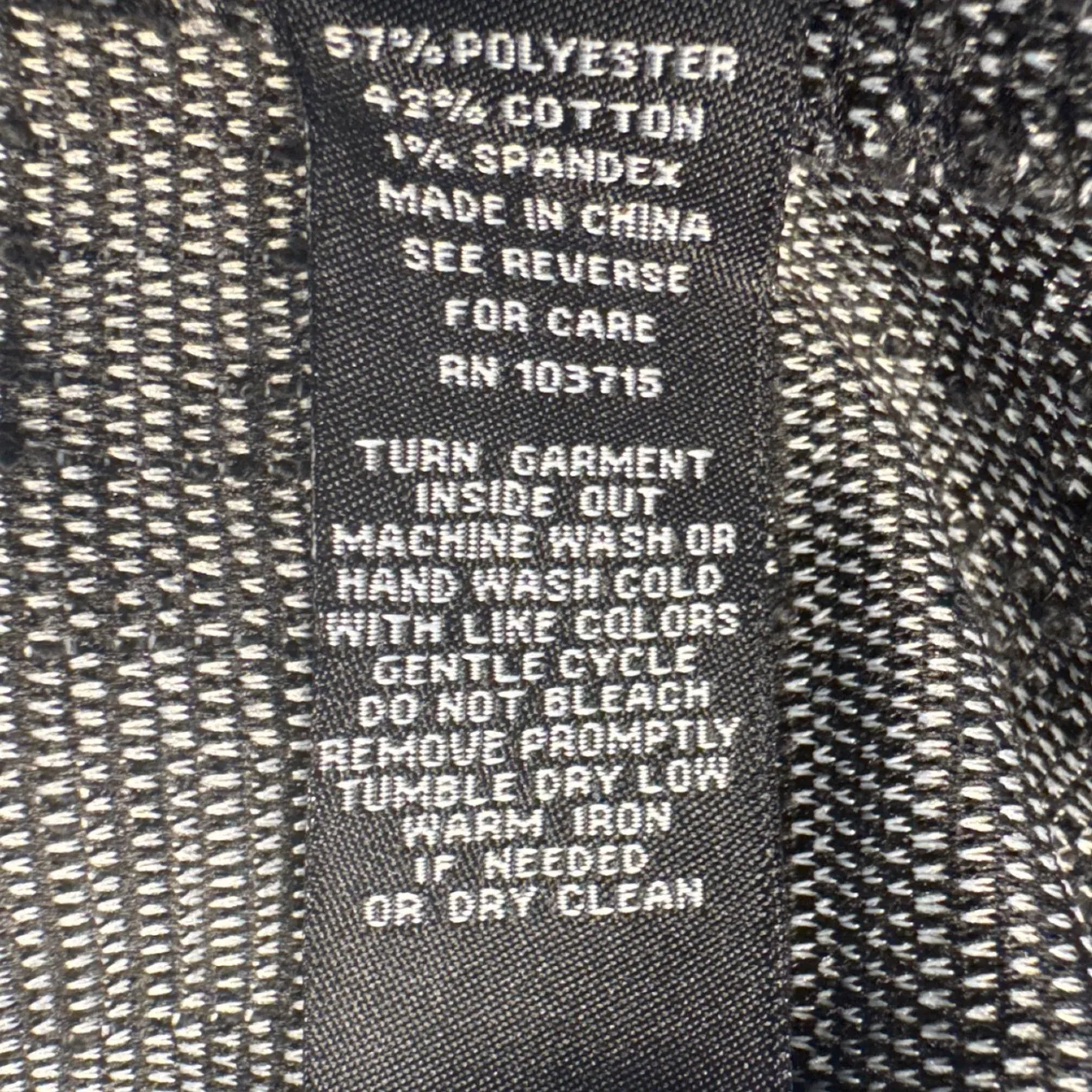 Sharagano Woman 22W Black Gray Plaid Dress A-Line Career Casual Zip Pockets - Image 6