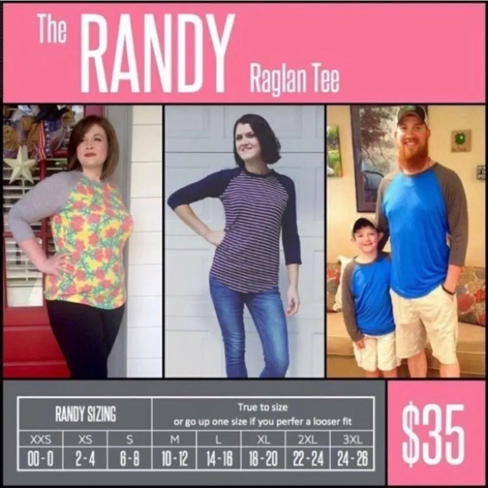 LuLaRoe Randy Shirt  - Image 7