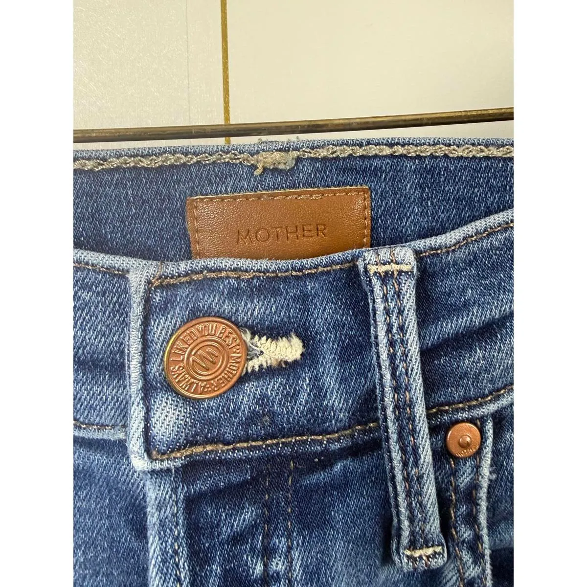 Mother Denim "The Tripper Ankle Fray" Flare Jeans - Size - 25 - Image 7