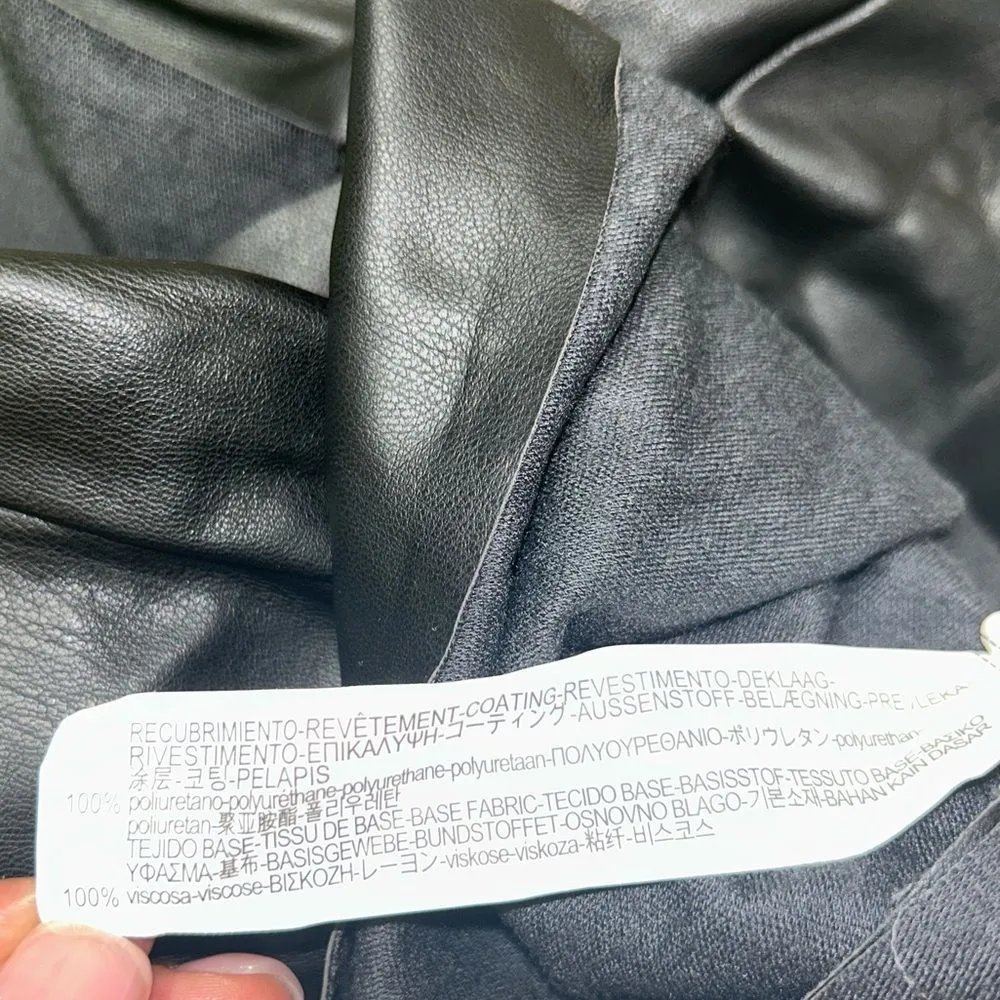 Zara  Black Elastic Waist Skirt(Size Medium) - Image 7