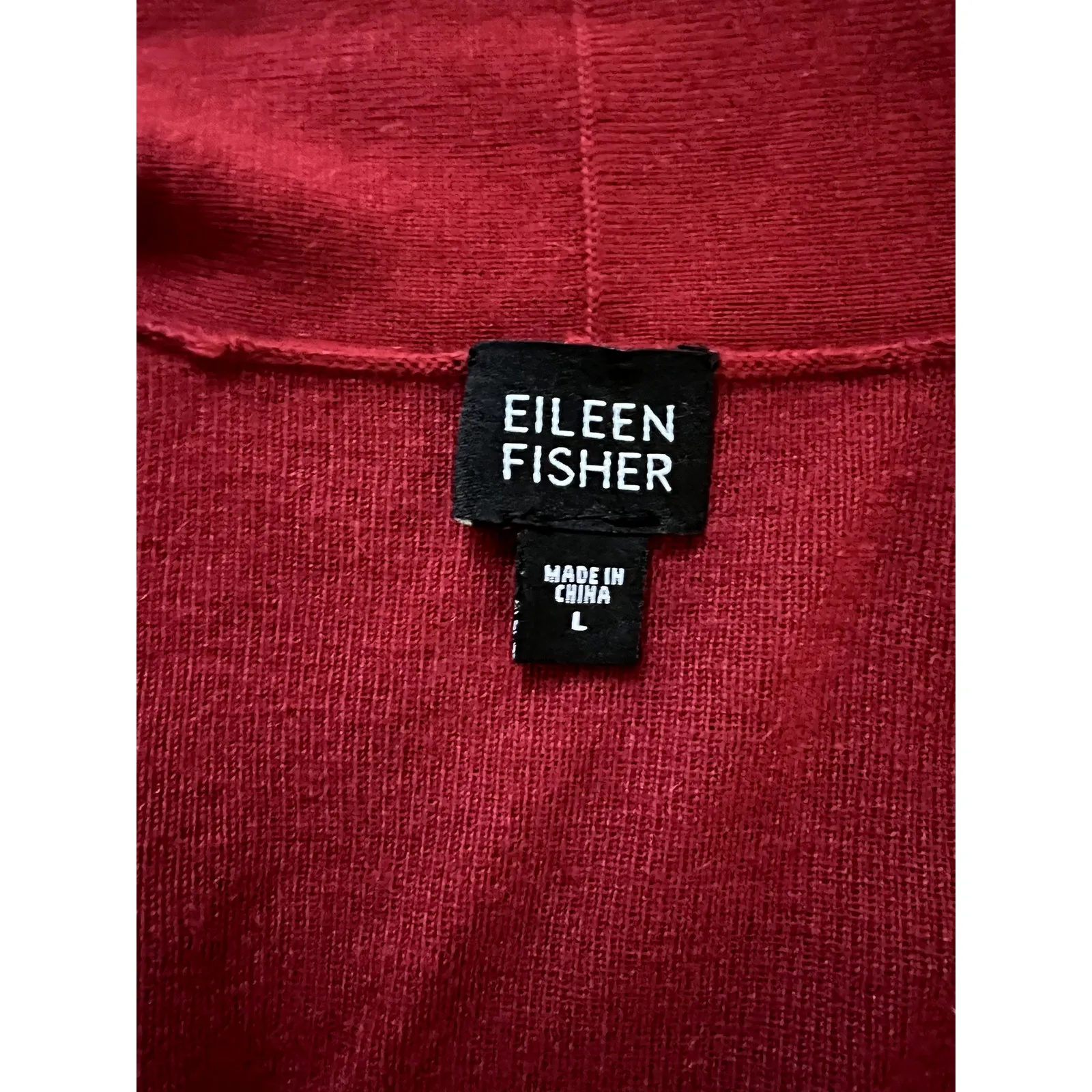 Eileen Fisher Women's Red Cardigan 100% Cashmere Size Large - Image 4