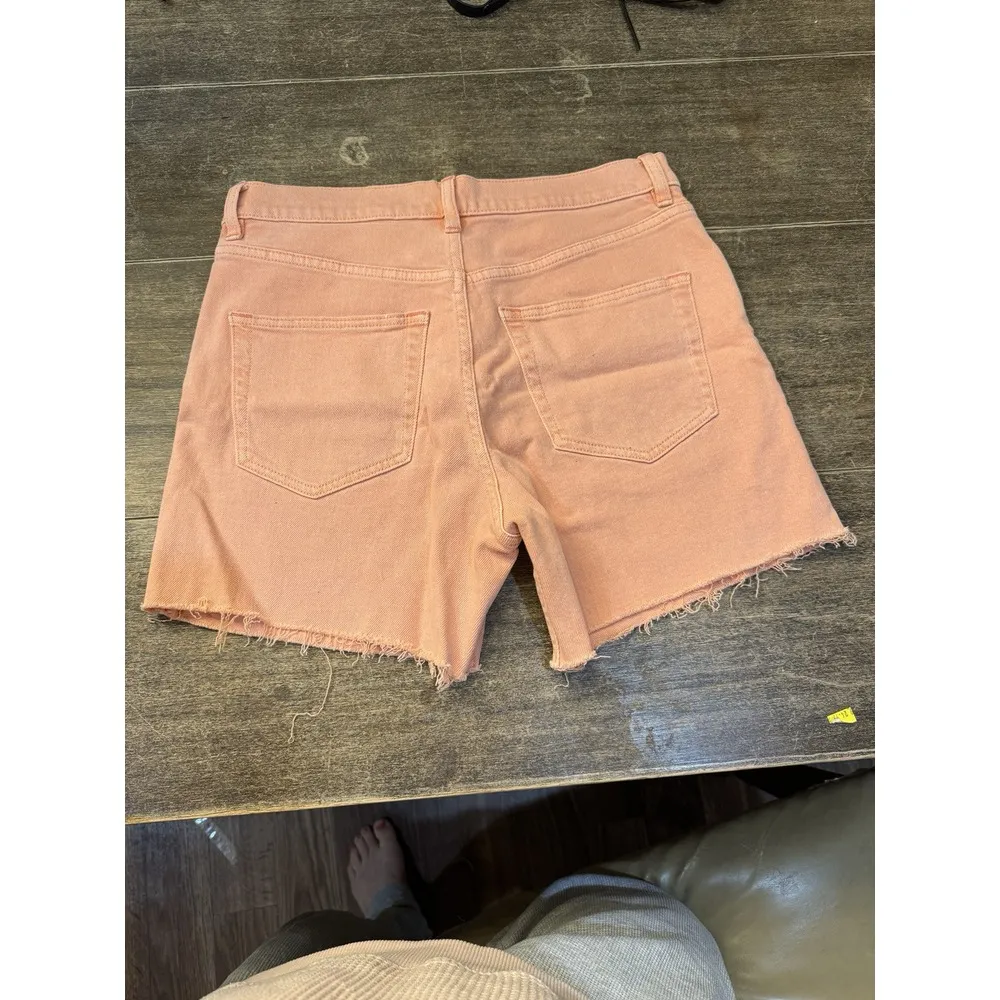 Faherty Sunwashed Denim Short Peachy‎ Size 27 Jorts Cut Offs - Image 3