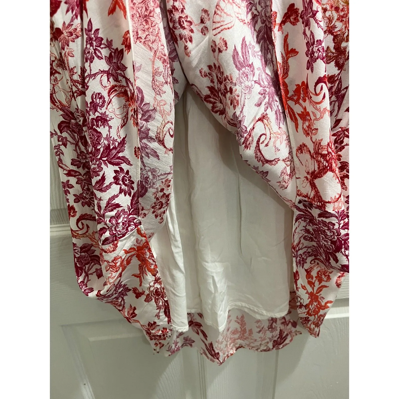 Anthropologie Maeve Staycation Midi Flowy Skirt Size X-Small Floral Modern Boho - Image 10