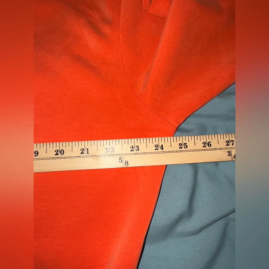 Lululemon  Softstreme Perfectly Oversized Cropped Crew
Solar Orange - Image 2