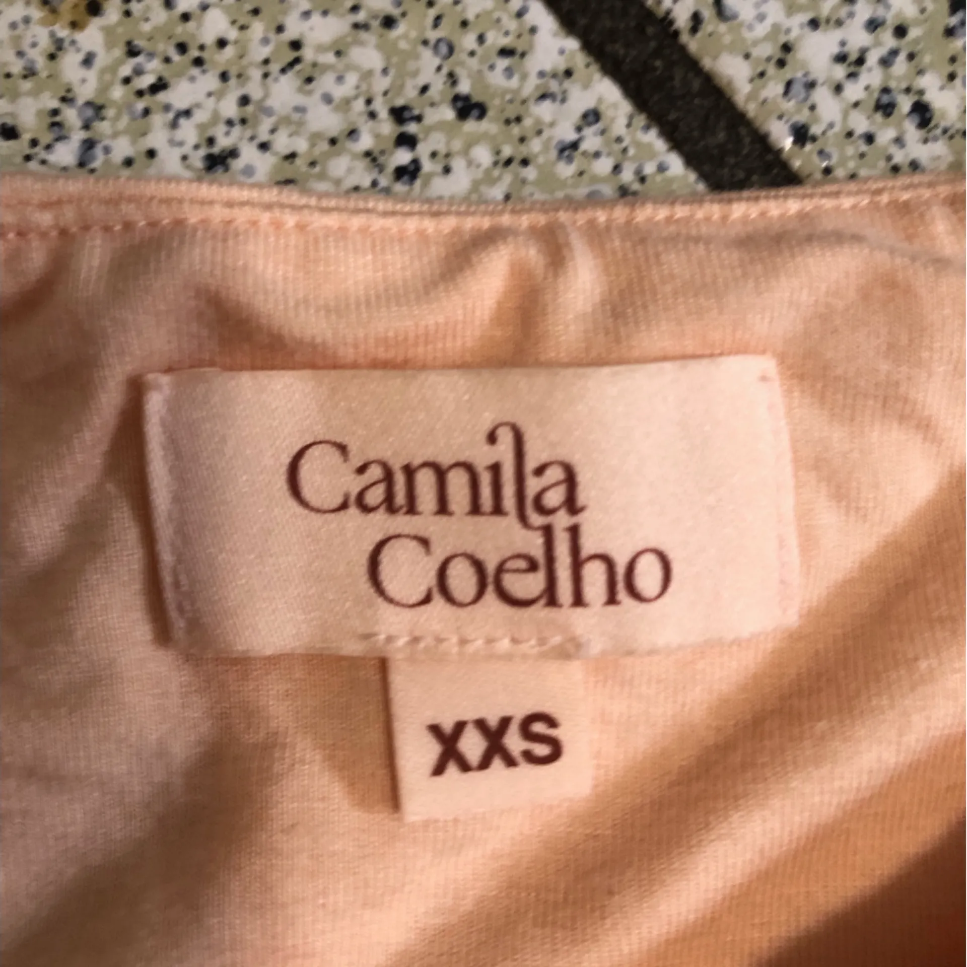 Camila Coelho Astella Ruched Side Mini Dress in Nude Peach Size XXS Bodycon - Image 5