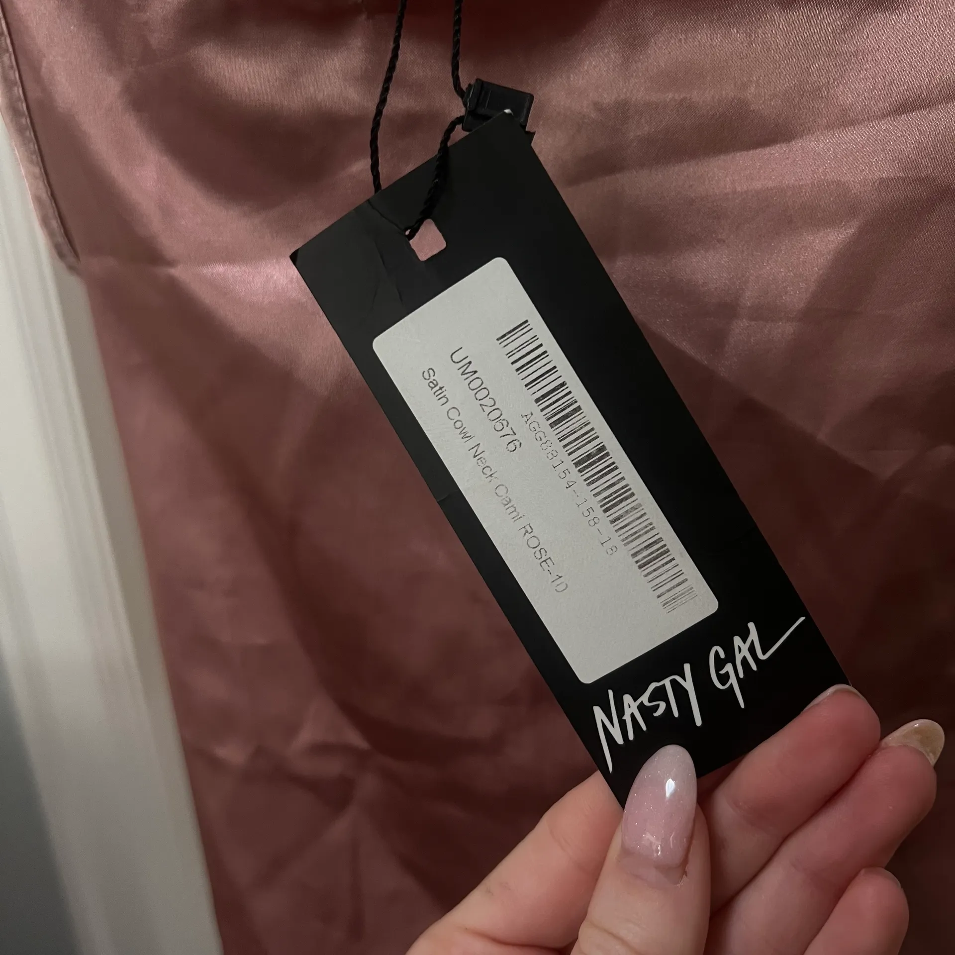 Cowl Neck Satin Cami Top - Image 8