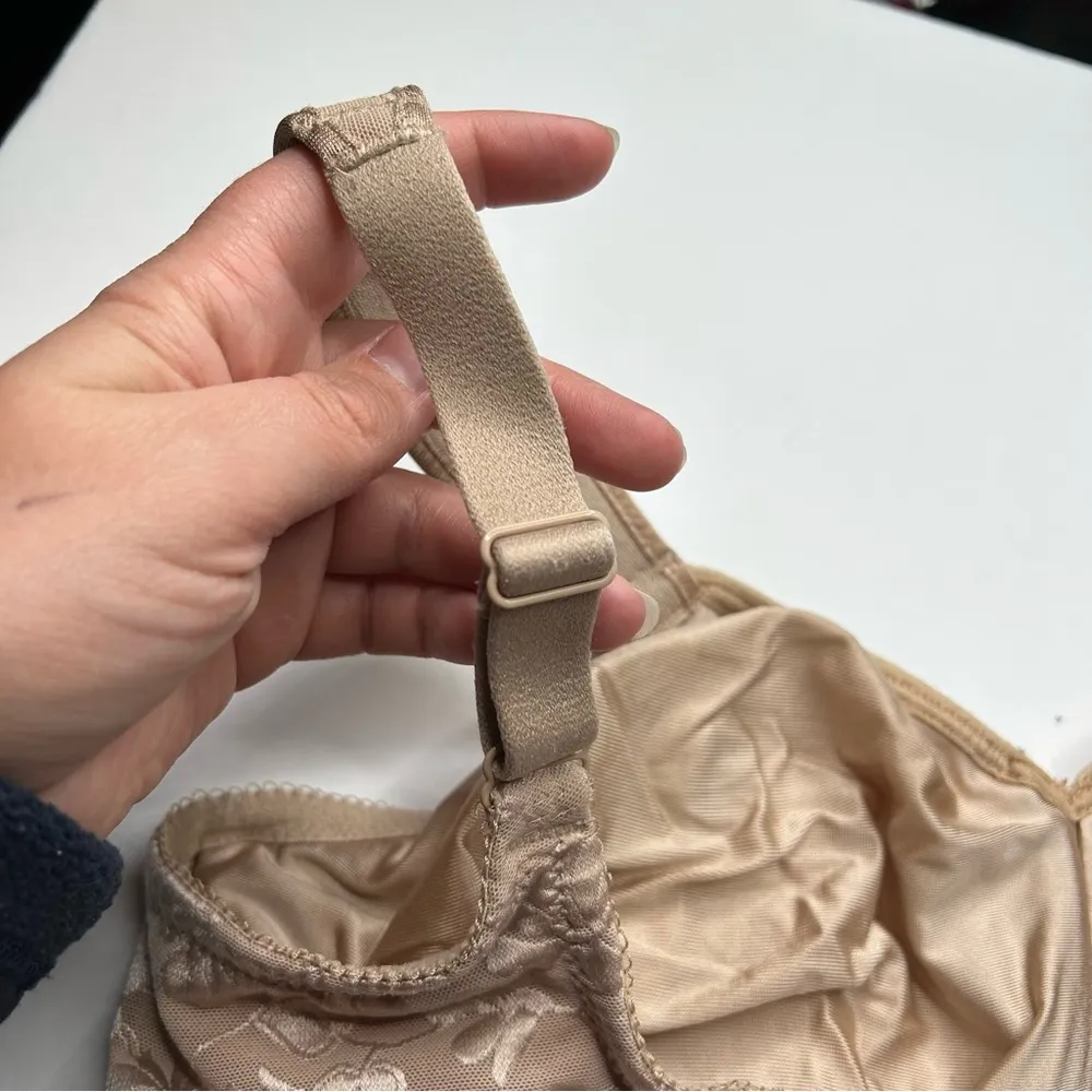 Wacoal Tan Full-Coverage Bra 36G 36DDDD 855265 unlined - Image 6