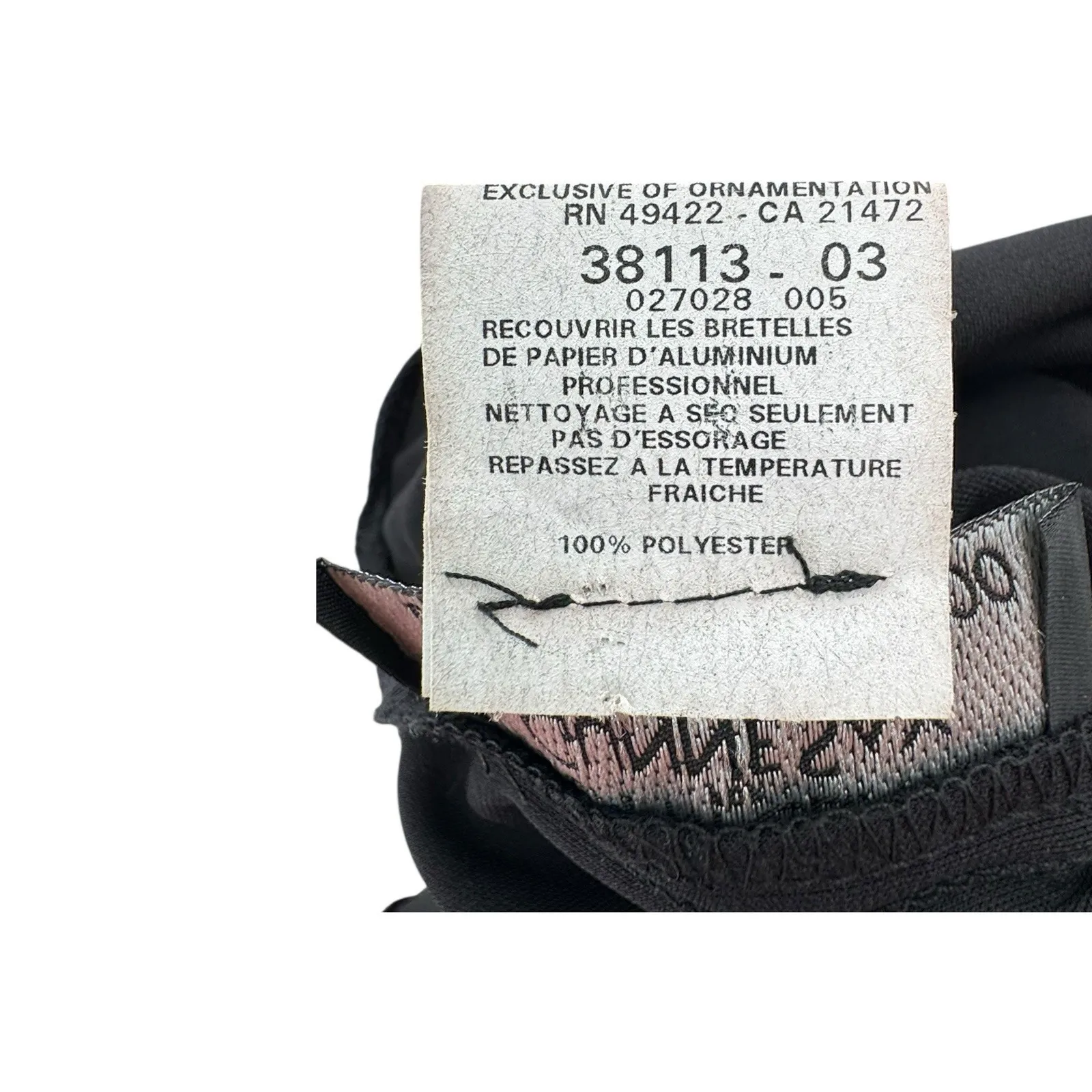 Jessica McClintock Gunne Sax Millennium 2000 Vtg Black Gown Sz 7 Gold Straps Y2K - Image 9