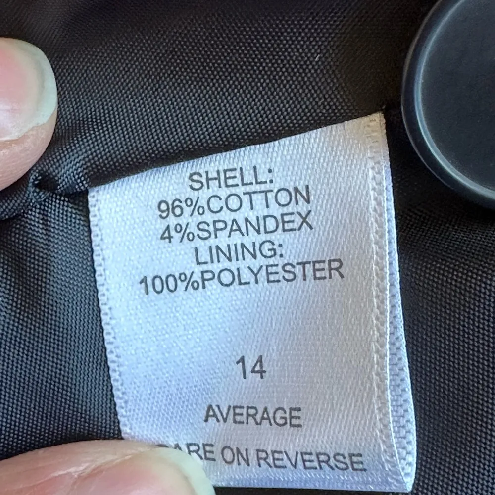 New York & Company Black & White polkadots,1 Button Blazer SZ 14 Good Condition - Image 9