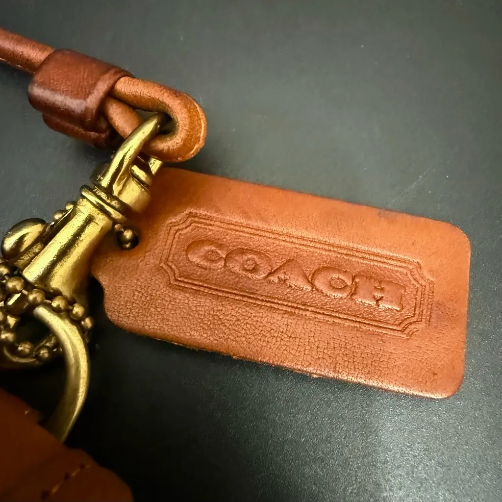 Vintage Y2K COACH 0997-328 British Tan Mini Belt Bag Spring Lock Mini Crossbody - Image 12