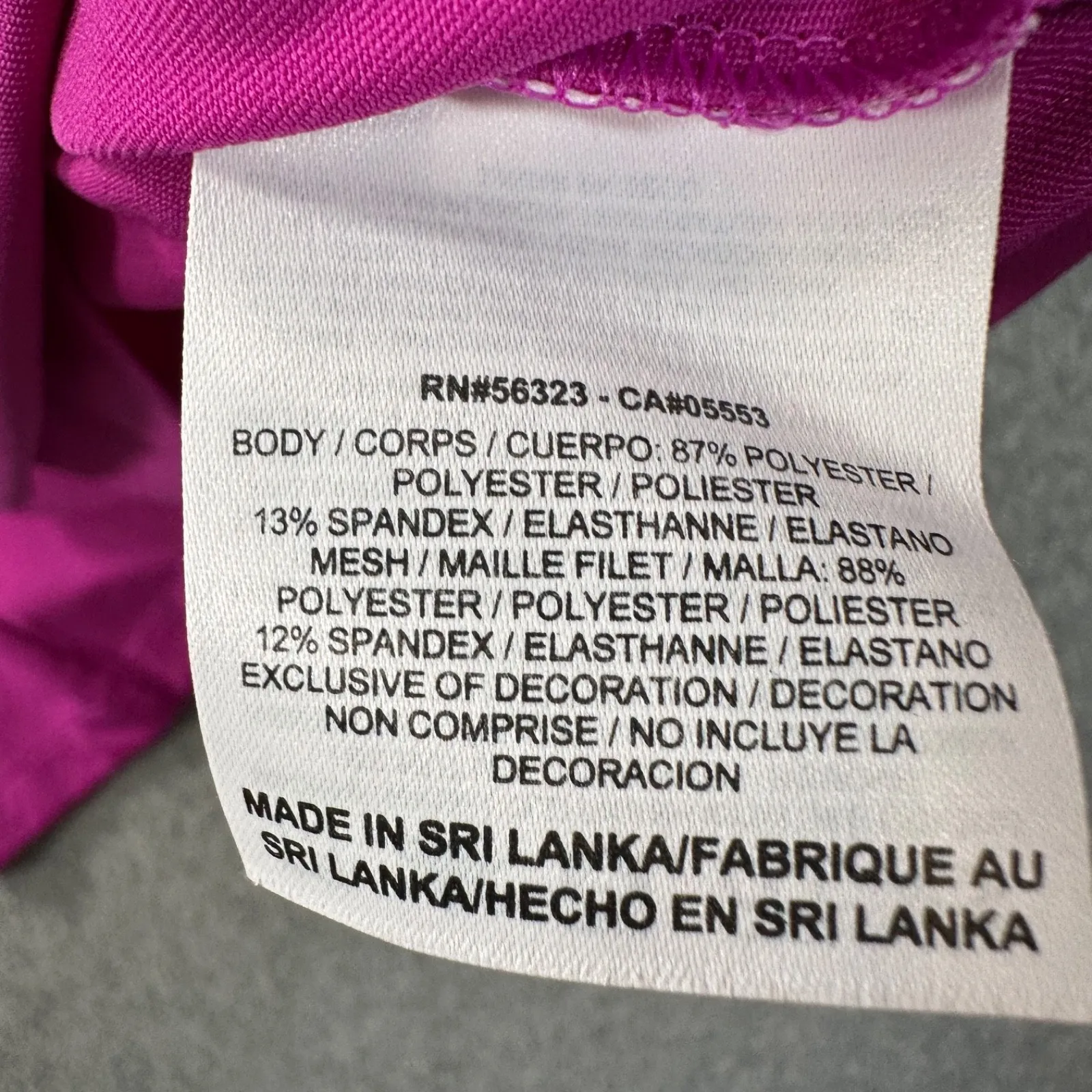 Nike Tennis Dri-Fit Sleeveless Tank Top Women's Large Magenta Pink V-Neck Active - Image 6